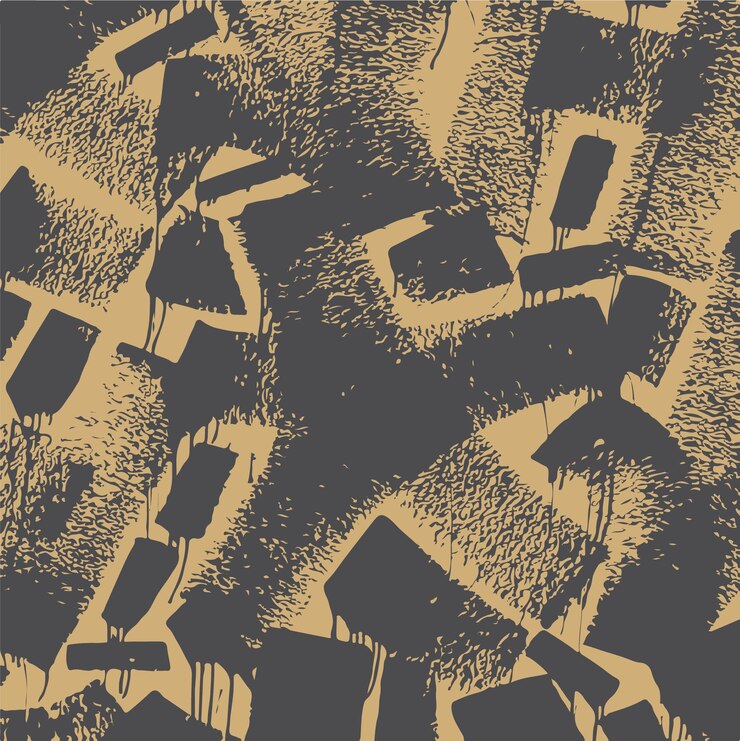 Patrón sin costuras con patrón de garabateo abstracto Fondo con patrón abstracto