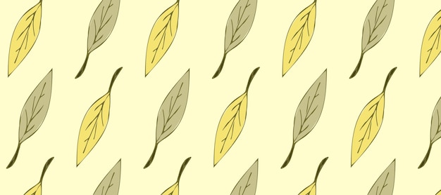 patrón sin costuras patrón de otoño hojas belleza de primavera amarillo hermoso para textiles envoltorio de regalo