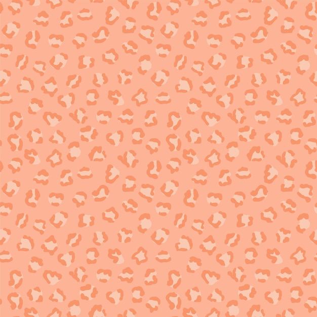 El patrón sin costuras de la piel de leopardo con el color del año 2024 Peach Fuzz Fur de chita jaguar Diseño de textiles de moda y lujo Ideal para la impresión de tela de cobertura de fondo papel de envoltura de pancartas