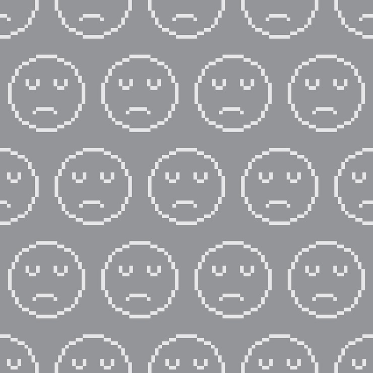 Vector patrón sin costuras pixel art estética vintage diseño de sprite retro