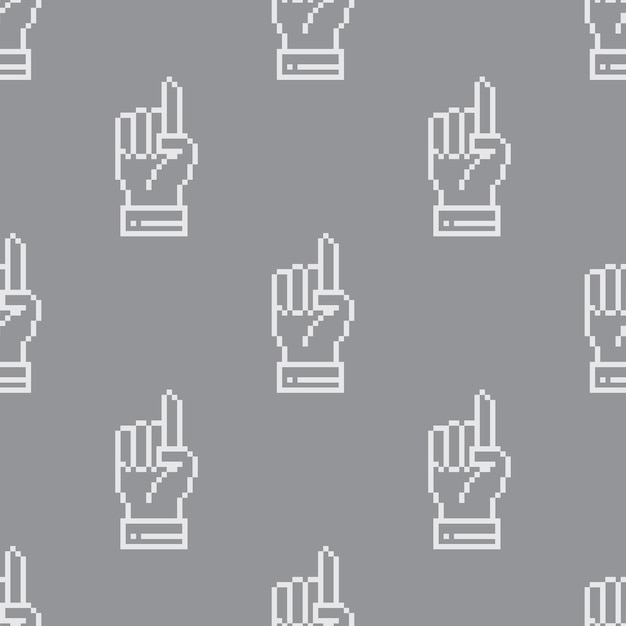 patrón sin costuras pixel art estética vintage diseño de sprite retro