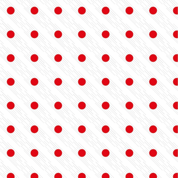 Patrón sin costuras de puntos rojos