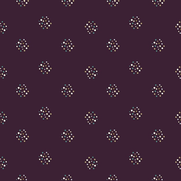 Patrón sin costuras de puntos vintage. Fondo de decoración minimalista.