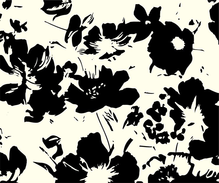 patrón sin costuras con un ramo de acuarelas de flores cósmicas abstractas
