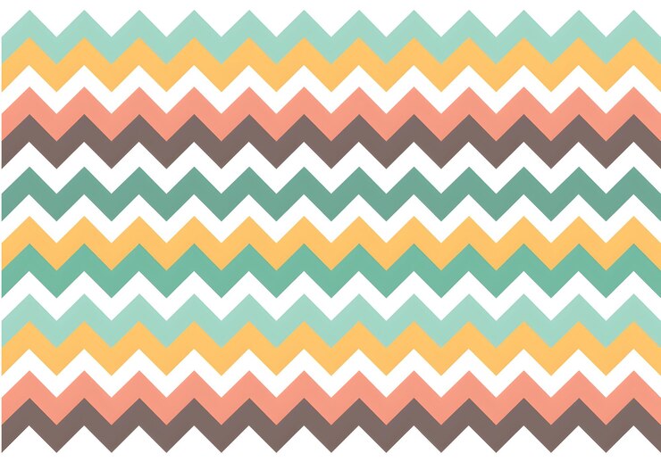 Vector un patrón sin costuras con rayas de colores en un fondo blanco