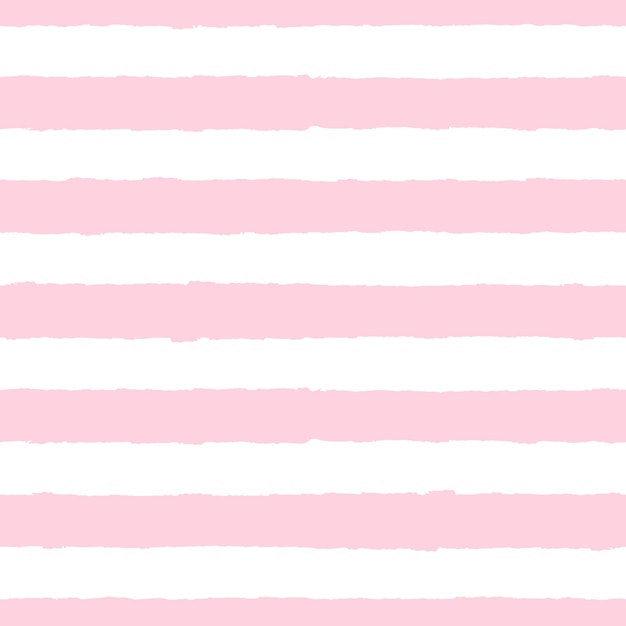 Vector patrón sin costuras con rayas rosas anchas con textura patrón simple de verano pastel para ropa servilletas de papel de regalo de san valentín diseño web rayas abstractas de vector sobre un fondo blanco