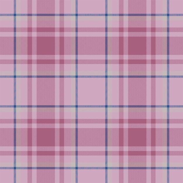Patrón sin costuras en rojo Compruebe la textura de la tela Impresión textil vectorial