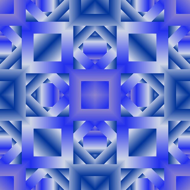 Patrón sin costuras con rombos en colores azul y blanco