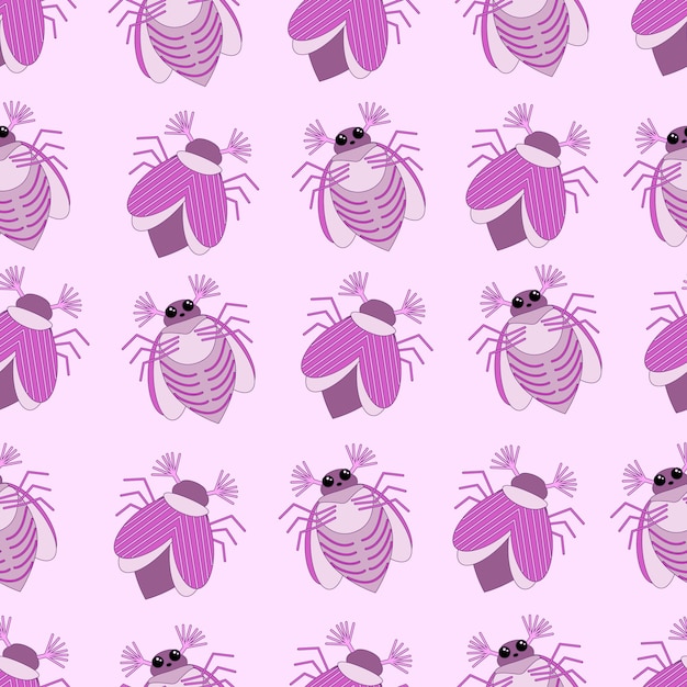 El patrón sin costuras de rosa puede causar errores en un fondo rosa Ilustración vectorial