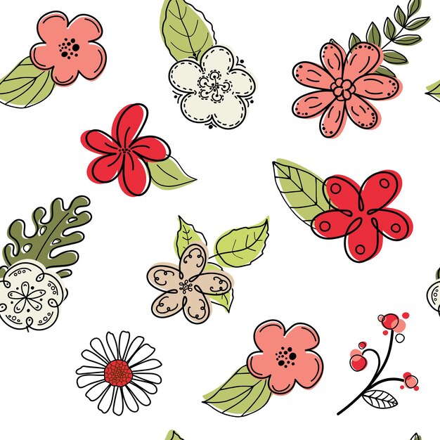 Vector patrón sin costuras con rosas rosas fondo floral textura sin fin para sus tarjetas de felicitación de diseño