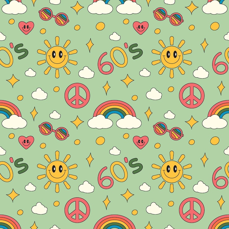 Vector patrón sin costuras con setas lindas ilustración vectorial aislada sobre fondo blanco