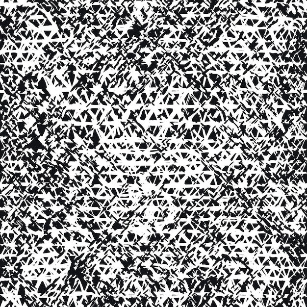 Patrón sin costuras Shibori en escala de grises. Textura abstracta de teñido anudado. Borde de teñido anudado Batik. Plantilla de fondo de Japón. Diseño Shoji de acuarela. Azulejo de kimono. Cuadrícula mínima orgánica.