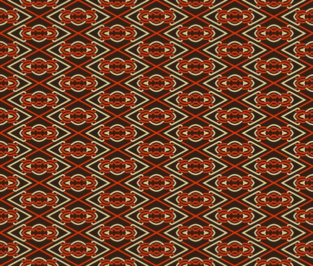 Patrón sin costuras simetrías decorativas ornamento patrón vector ilustración