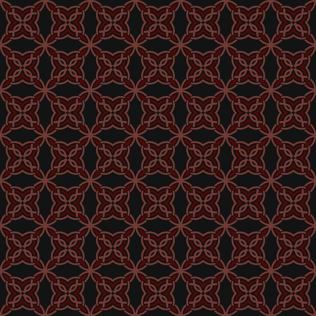 Patrón sin costuras simetrías decorativas ornamento patrón vector ilustración