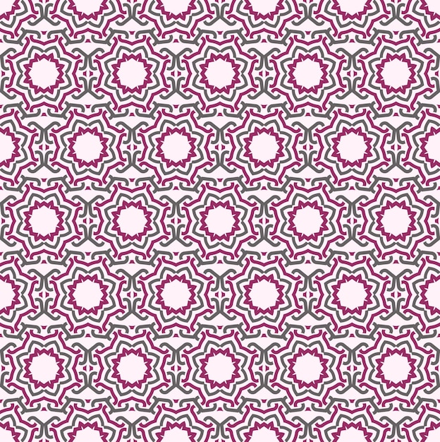 Patrón sin costuras simetrías decorativas ornamento patrón vector ilustración