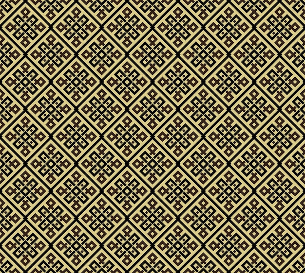 Patrón sin costuras simetrías decorativas ornamento patrón vector ilustración
