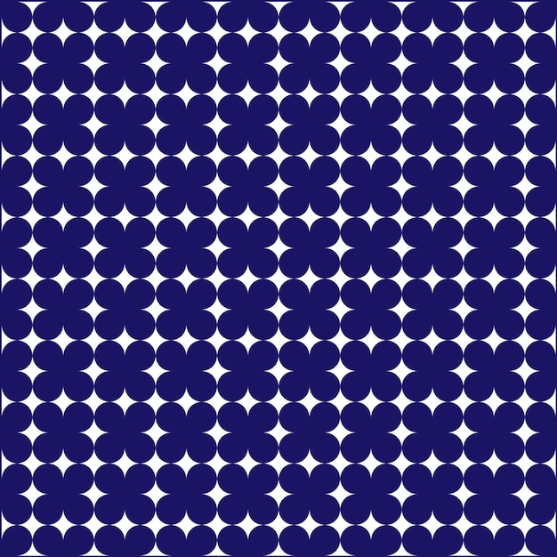 Patrón sin costuras sobre un fondo azul