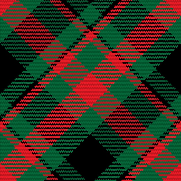 Patrón sin costuras de tartan escocés a cuadros Fondo repetible con textura de tela de cheque Templo de fondo vectorial impresión textil a rayas