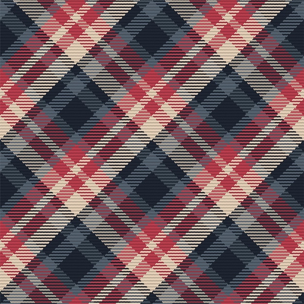 Patrón sin costuras de tartan escocés a cuadros Fondo repetible con textura de tela de cheque Templo de fondo vectorial impresión textil a rayas