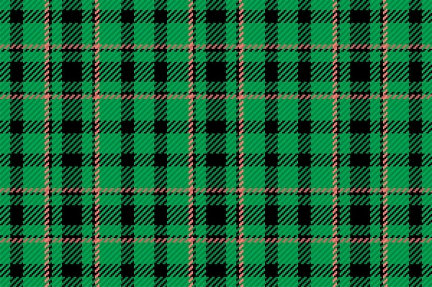 Patrón sin costuras de tartan escocés a cuadros Fondo repetible con textura de tela de cheque Templo de fondo vectorial impresión textil a rayas