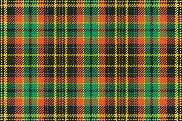 Patrón sin costuras de tartan escocés a cuadros Fondo repetible con textura de tela de cheque Templo de fondo vectorial impresión textil a rayas