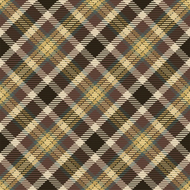 Patrón sin costuras de tartan escocés a cuadros Fondo repetible con textura de tela de cheque Templo de fondo vectorial impresión textil a rayas
