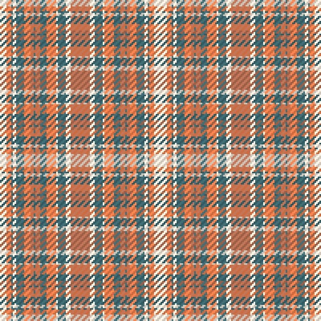 Patrón sin costuras de tartán escocés fondo repetible con textura de tela de cuadros Fondo de vector plano de estampado textil a rayas