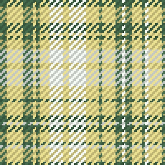 Patrón sin costuras de tartán escocés fondo repetible con textura de tela de cuadros Fondo de vector plano de estampado textil a rayas