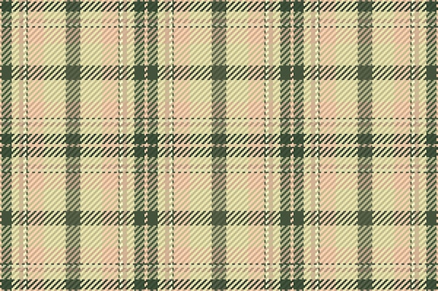 Patrón sin costuras de tartán escocés fondo repetible con textura de tela de cuadros Fondo de vector plano de estampado textil a rayas