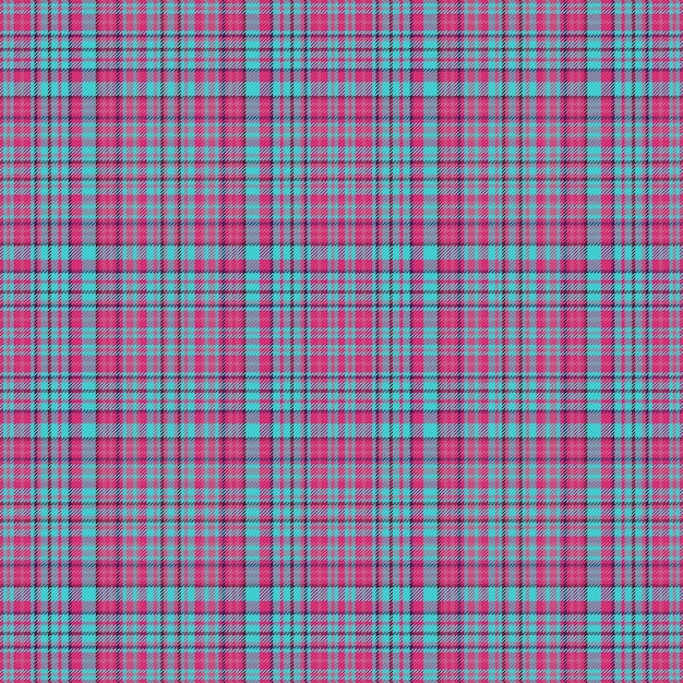 Patrón sin costuras de tartán Tela de cuadros de textura Fondo de tela escocesa textil vectorial
