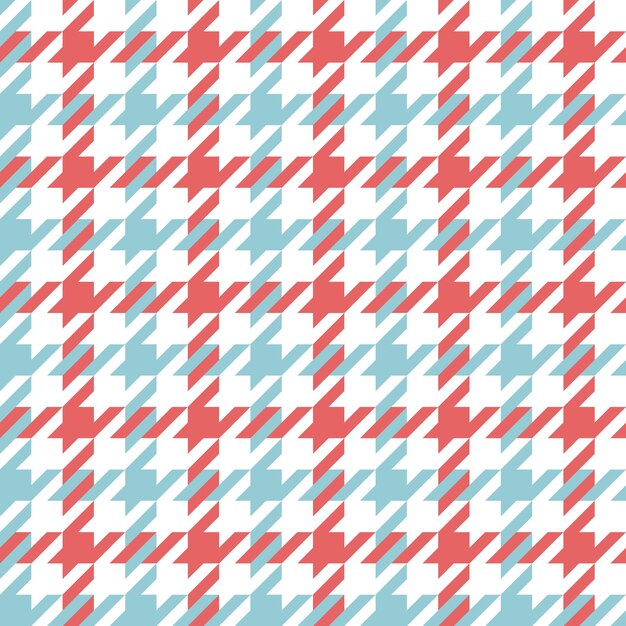 Patrón sin costuras de tela abstracta geométrica de diseño plano