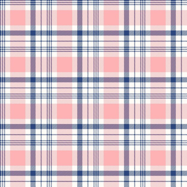El patrón sin costuras de la tela de cuadros de cheque la textura de los textiles de rayas de impresión de cheque de la costura de la tela gingham