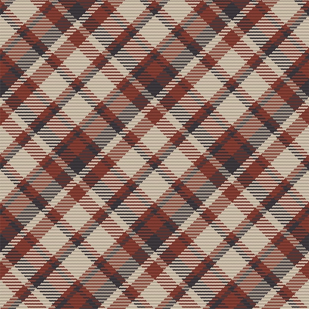 Patrón sin costuras de tela escocesa de tartán escocés Fondo repetible con textura de tela de cuadros Estampado textil a rayas de fondo vectorial