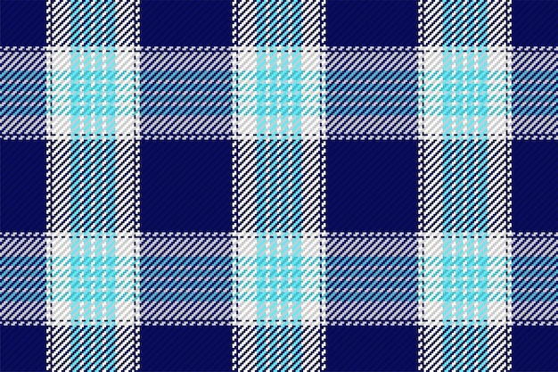 Patrón sin costuras de tela escocesa de tartán escocés Fondo repetible con textura de tela de cuadros Estampado textil a rayas de fondo vectorial