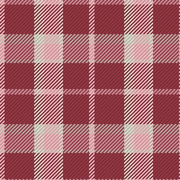 Patrón sin costuras de tela escocesa de tartán escocés Fondo repetible con textura de tela de cuadros Estampado textil a rayas de fondo vectorial