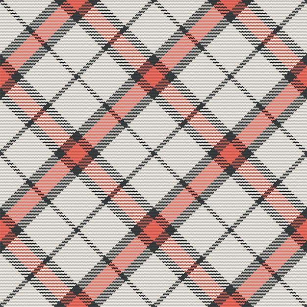 Patrón sin costuras de tela escocesa de tartán escocés Fondo repetible con textura de tela de cuadros Estampado textil a rayas de fondo vectorial