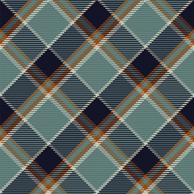 Patrón sin costuras de tela escocesa de tartán escocés fondo repetible con textura de tela de cuadros estampado textil a rayas de fondo vectorial