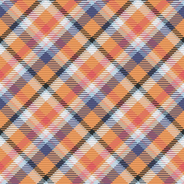 Patrón sin costuras de tela escocesa de tartán escocés Fondo repetible con textura de tela de cuadros Estampado textil a rayas de fondo vectorial