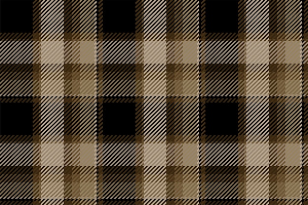 Patrón sin costuras de tela escocesa de tartán escocés Fondo repetible con textura de tela de cuadros Estampado textil a rayas de fondo vectorial