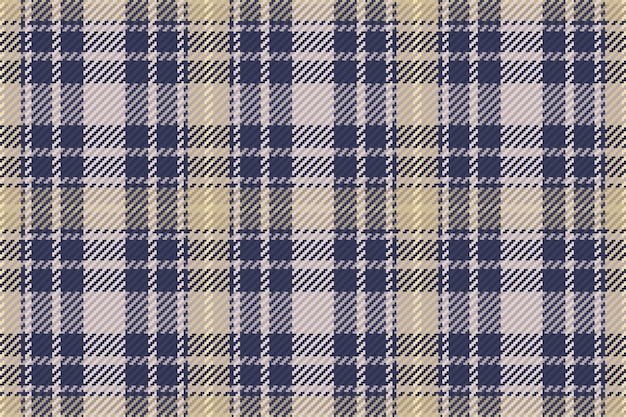 Patrón sin costuras de tela escocesa de tartán escocés Fondo repetible con textura de tela a cuadros Fondo vectorial plano de estampado textil a rayas