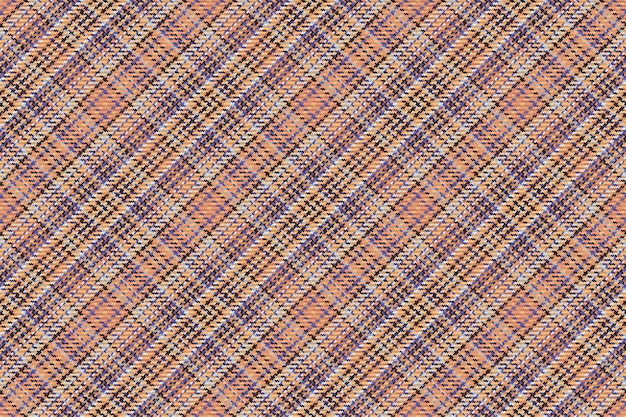 Patrón sin costuras de tela escocesa de tartán escocés Fondo repetible con textura de tela a cuadros Fondo vectorial plano de estampado textil a rayas