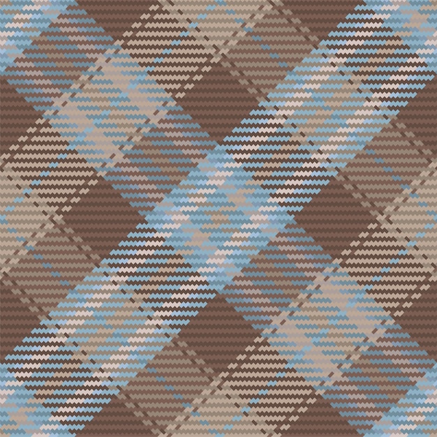 Patrón sin costuras de tela escocesa de tartán escocés Fondo repetible con textura de tela a cuadros Fondo vectorial plano de estampado textil a rayas