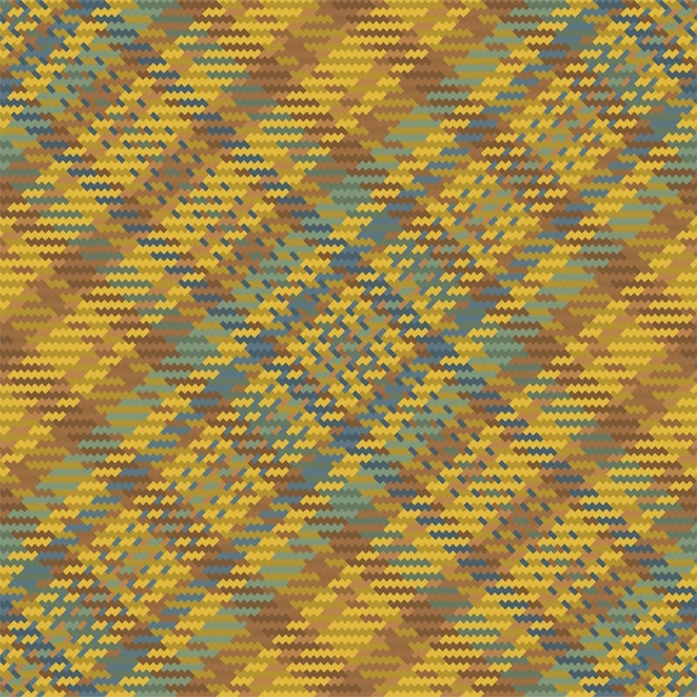 Patrón sin costuras de tela escocesa de tartán escocés Fondo repetible con textura de tela a cuadros Fondo vectorial plano de estampado textil a rayas