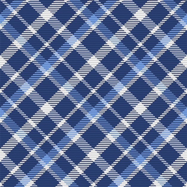Patrón sin costuras de tela escocesa de tartán escocés Fondo repetible con textura de tela a cuadros Fondo vectorial plano de estampado textil a rayas