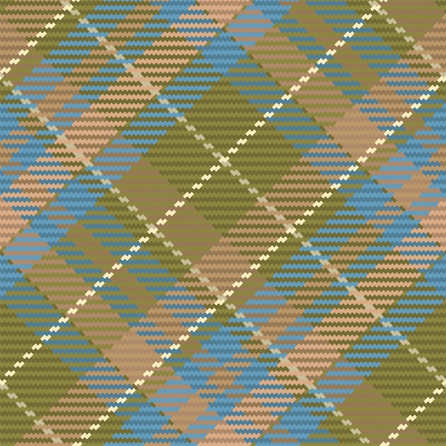 Patrón sin costuras de tela escocesa de tartán escocés. Fondo repetible con textura de tela a cuadros. Fondo vectorial plano de estampado textil a rayas.