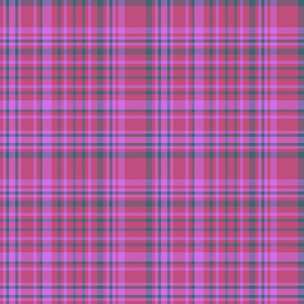 Patrón sin costuras textil Tartan check plaid Fondo de textura de tela vectorial
