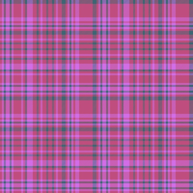 Patrón sin costuras textil Tartan check plaid Fondo de textura de tela vectorial