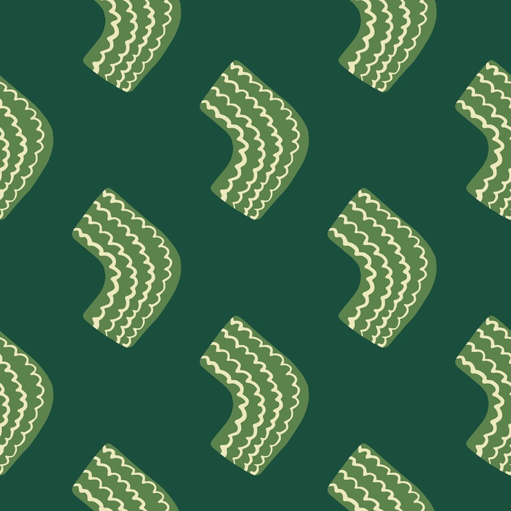 Vector patrón sin costuras en tonos verdes. elementos verdes claros.