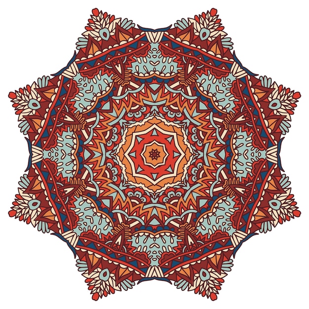 Patrón sin costuras tribal africano de moda para tela estilo nómada bohemia dibujado a mano