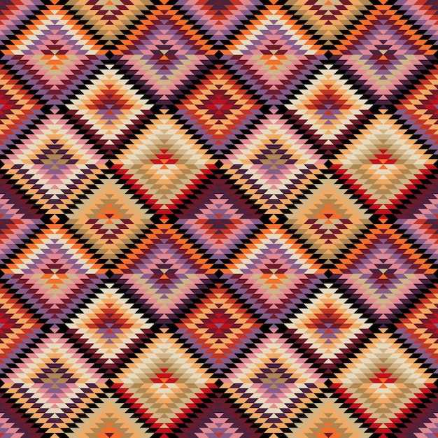 Patrón sin costuras tribal étnico